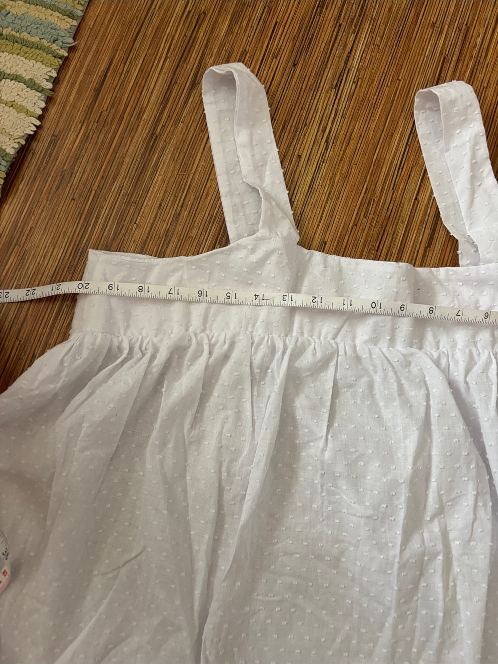 White Swiss Dot Sleeveless Babydoll pajama set - Picture 9 of 10